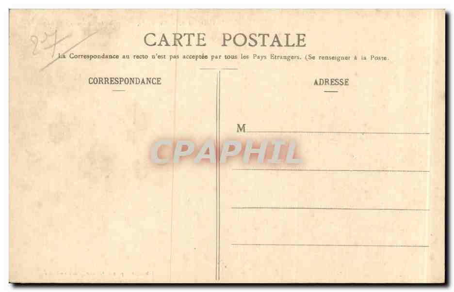 CPA Pont Audemer Restes de l'eglise du Pre ou du St Sepulcre — Rückseite