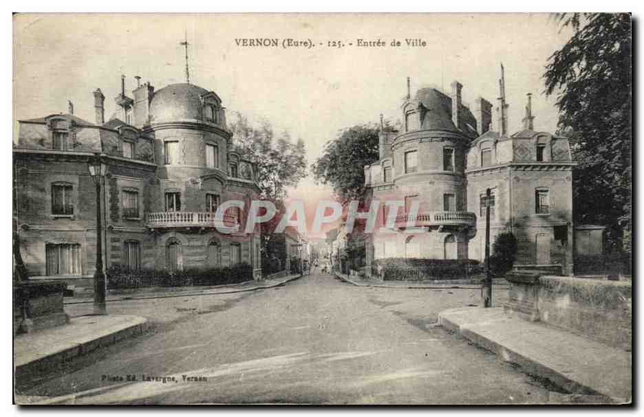 CPA Vernon Entree de la ville