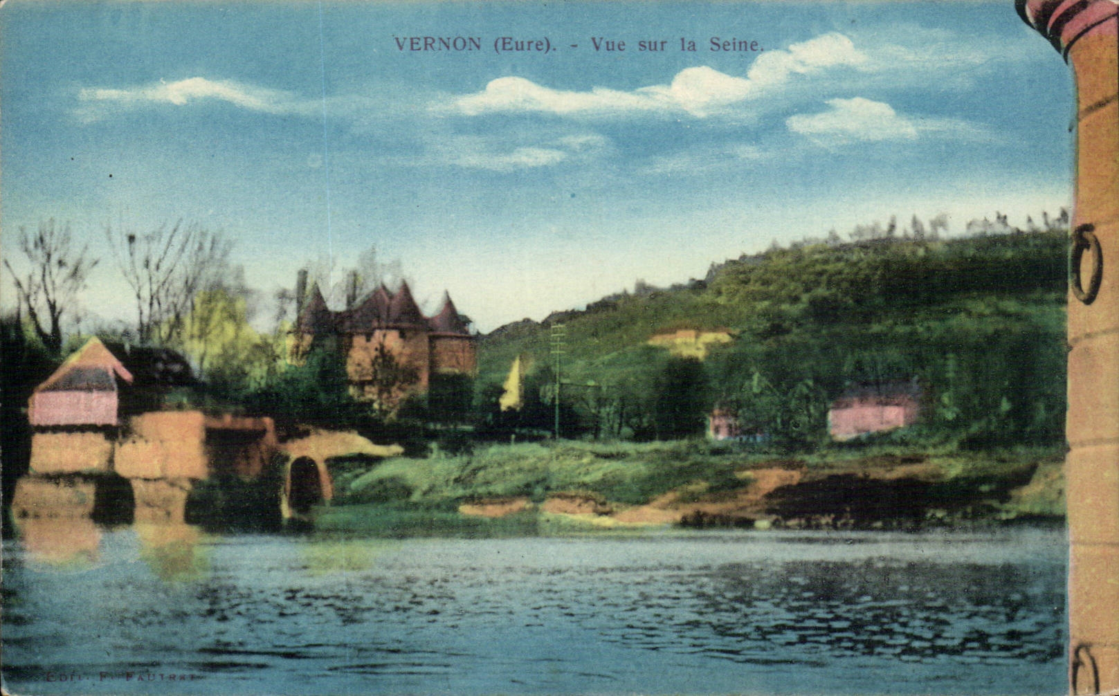 Vernon (Eure) - Vue sur la Seine — Éditeur F. Fauteux