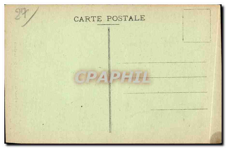 CPA Vernon Notre Dame La chaire — Rückseite