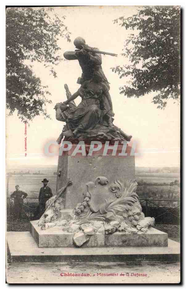Châteaudun — Monument de la Défense — TP. Lutaud, Châteaudun