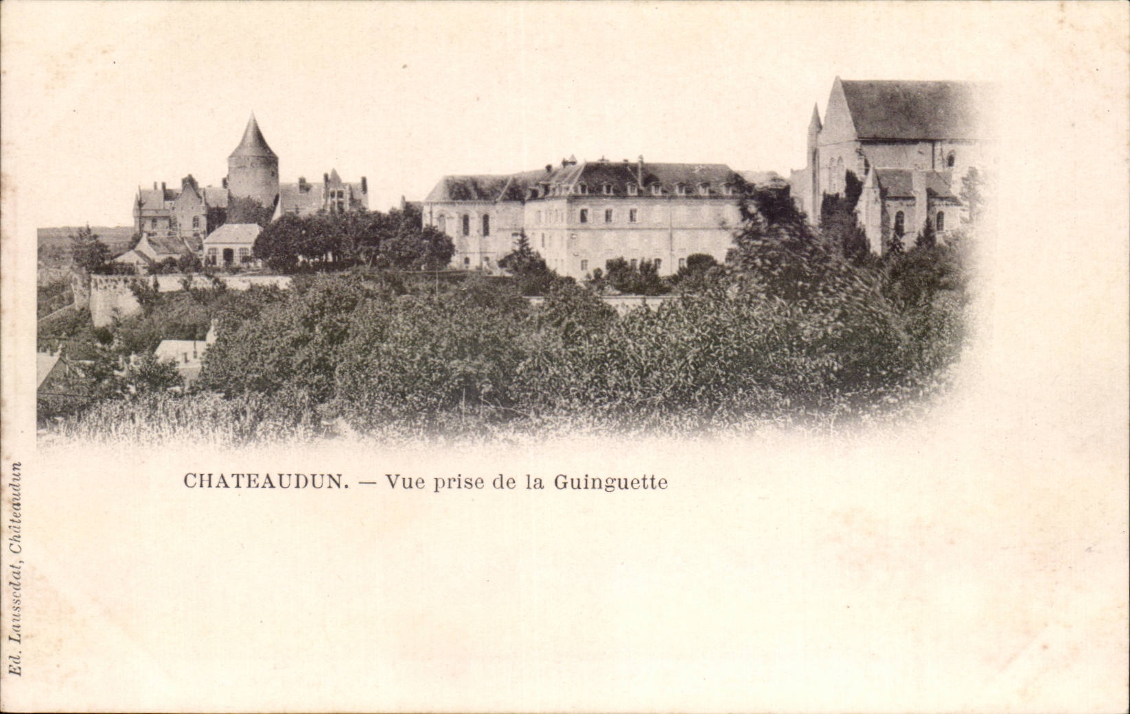 CPA Chateaudun Vue prise de la guinguette