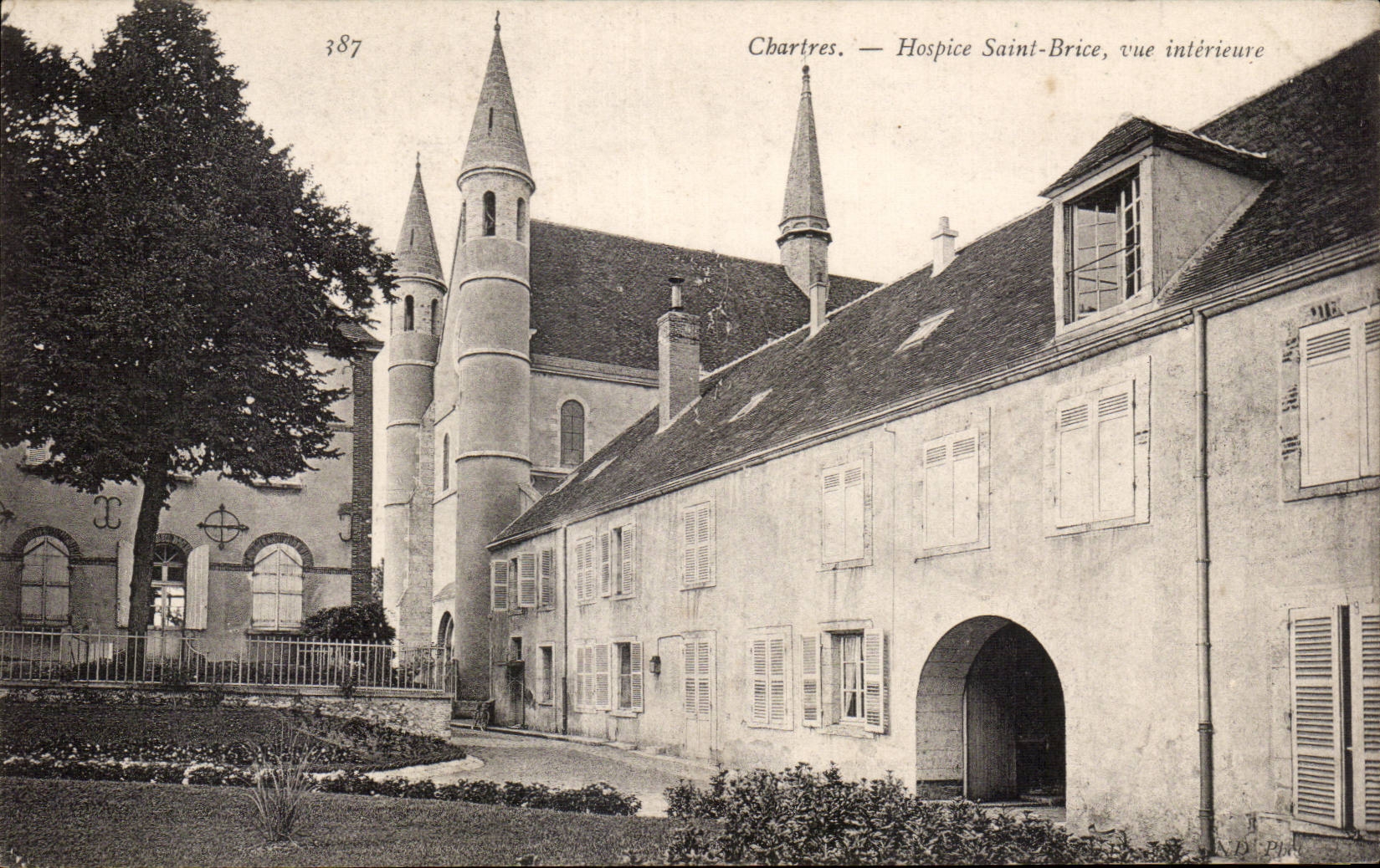CPA Chartres Hospice Saint Brice vue interieure