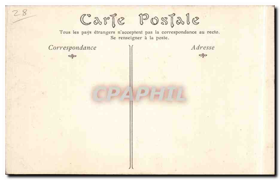 CPA Chartres Hospice Saint Brice vue interieure — Rückseite