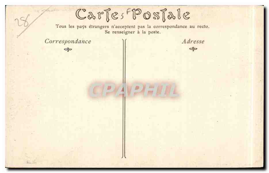 Chartres — Un coin de l'Église Saint-Romain — J. Loot — Rückseite