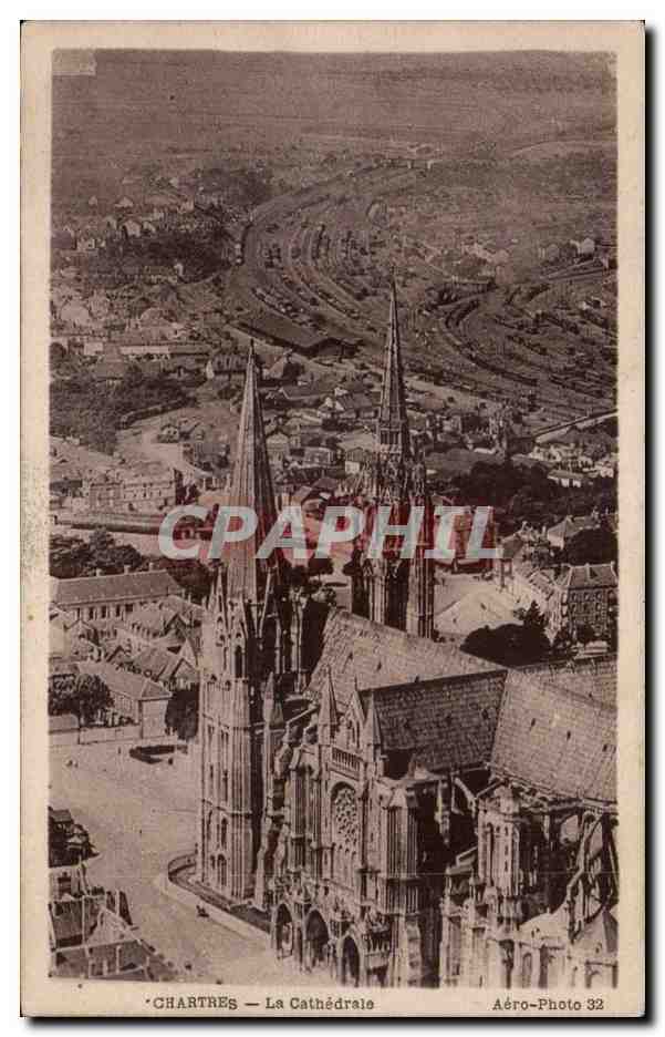 CPA Chartres La cathedrale