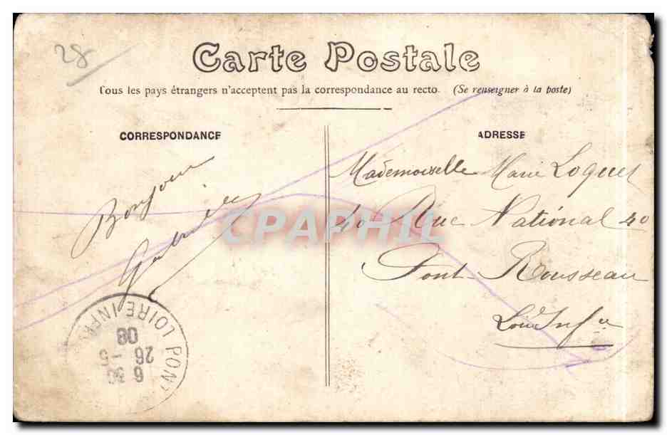 CPA Chartres Tertre de la poissonnerie (enfants) — Rückseite
