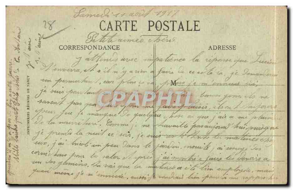 CPA Chartres LEs grands pres Viaduc du chemin de fer en perspective — Verso