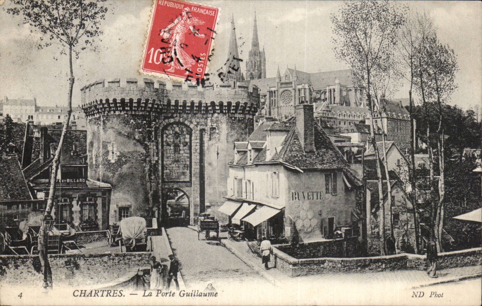 CPA Chartres La porte Guillaume