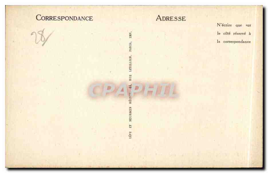 CPA Chartres Le pont neuf — Rückseite