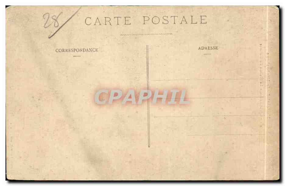 CPA Chartres La maison du docteur — Rückseite