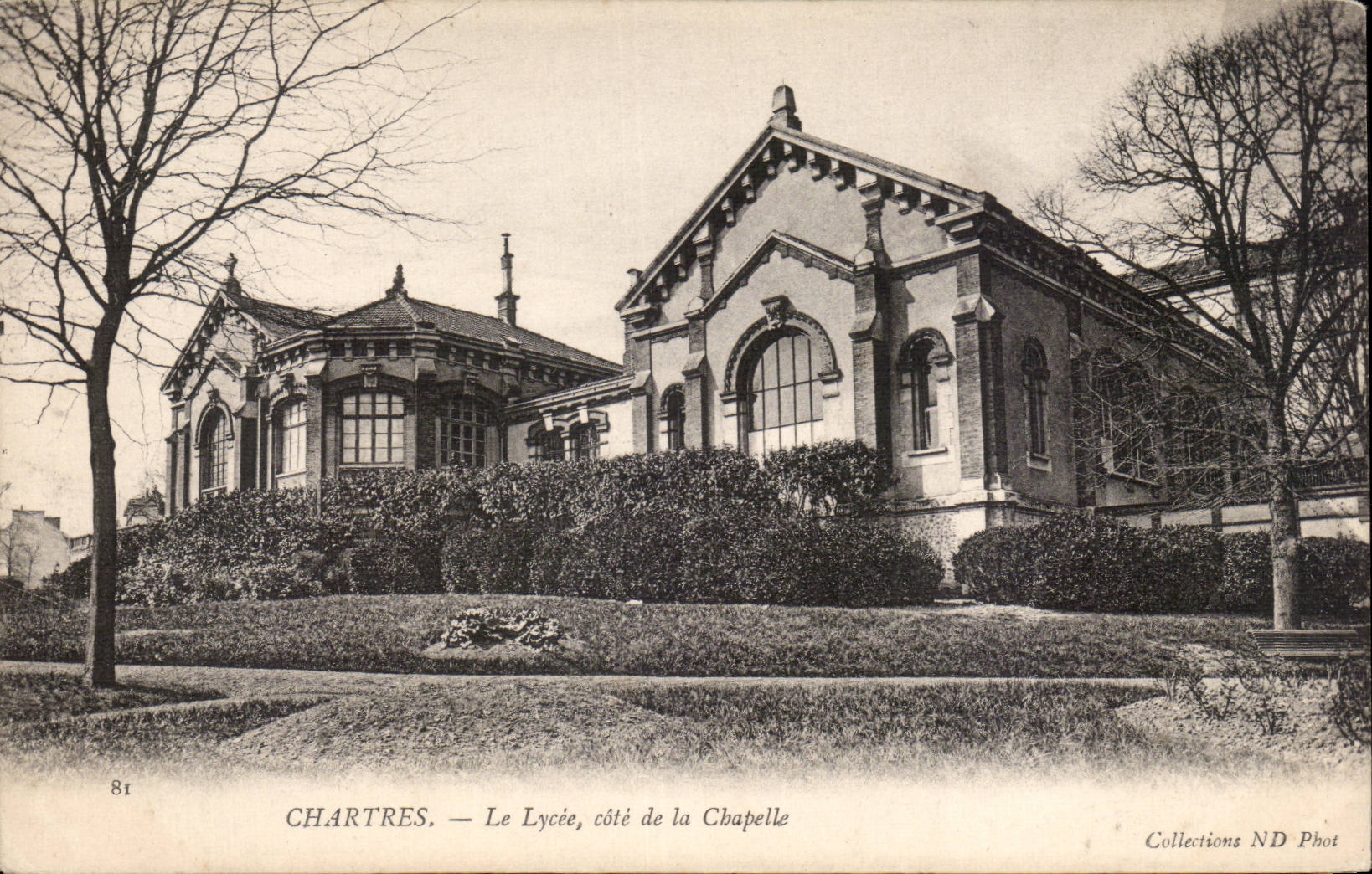 Chartres — Le Lycée, côté de la Chapelle — Collections ND Phot