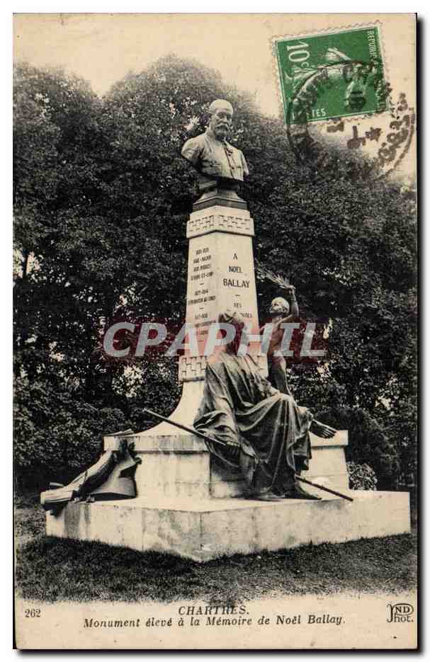 Charthes — Monument élevé à la Mémoire de Noël Ballay — NDHOL, n°262