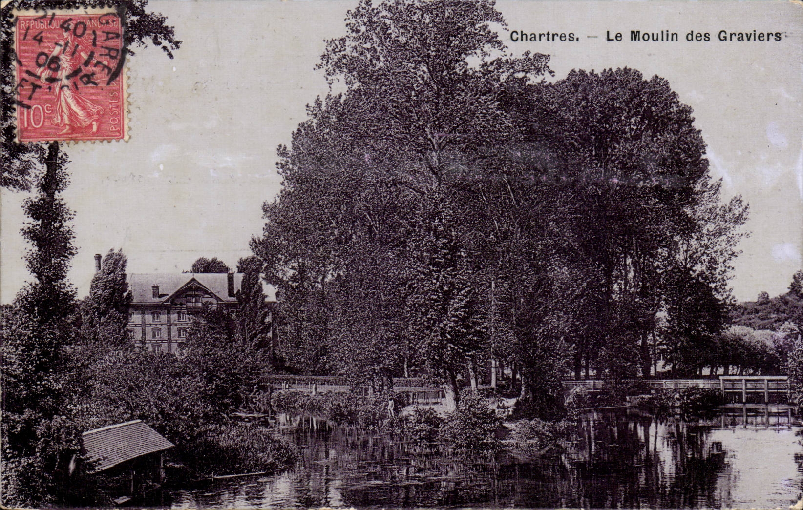 CPA Chartres Le moulin des Graviers