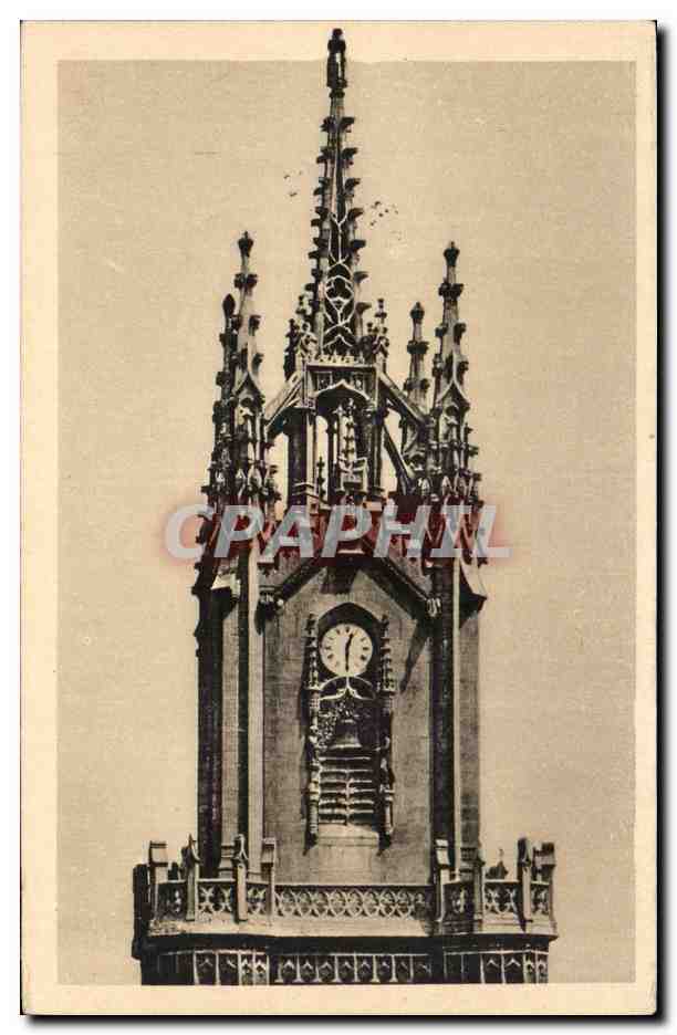 CPA Feurs Le clocher de l'eglise