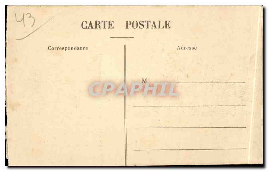 CPA La Chaise Dieu Premier Panneau L'aristocratie Danse macabre — Verso