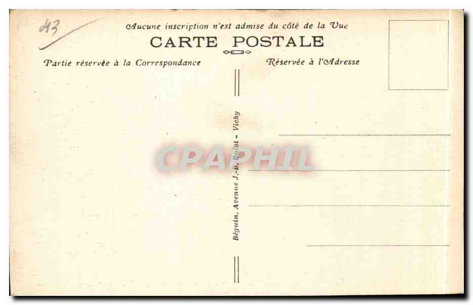 CPA La Chaise Dieu Vue generale Station estivale  — Verso