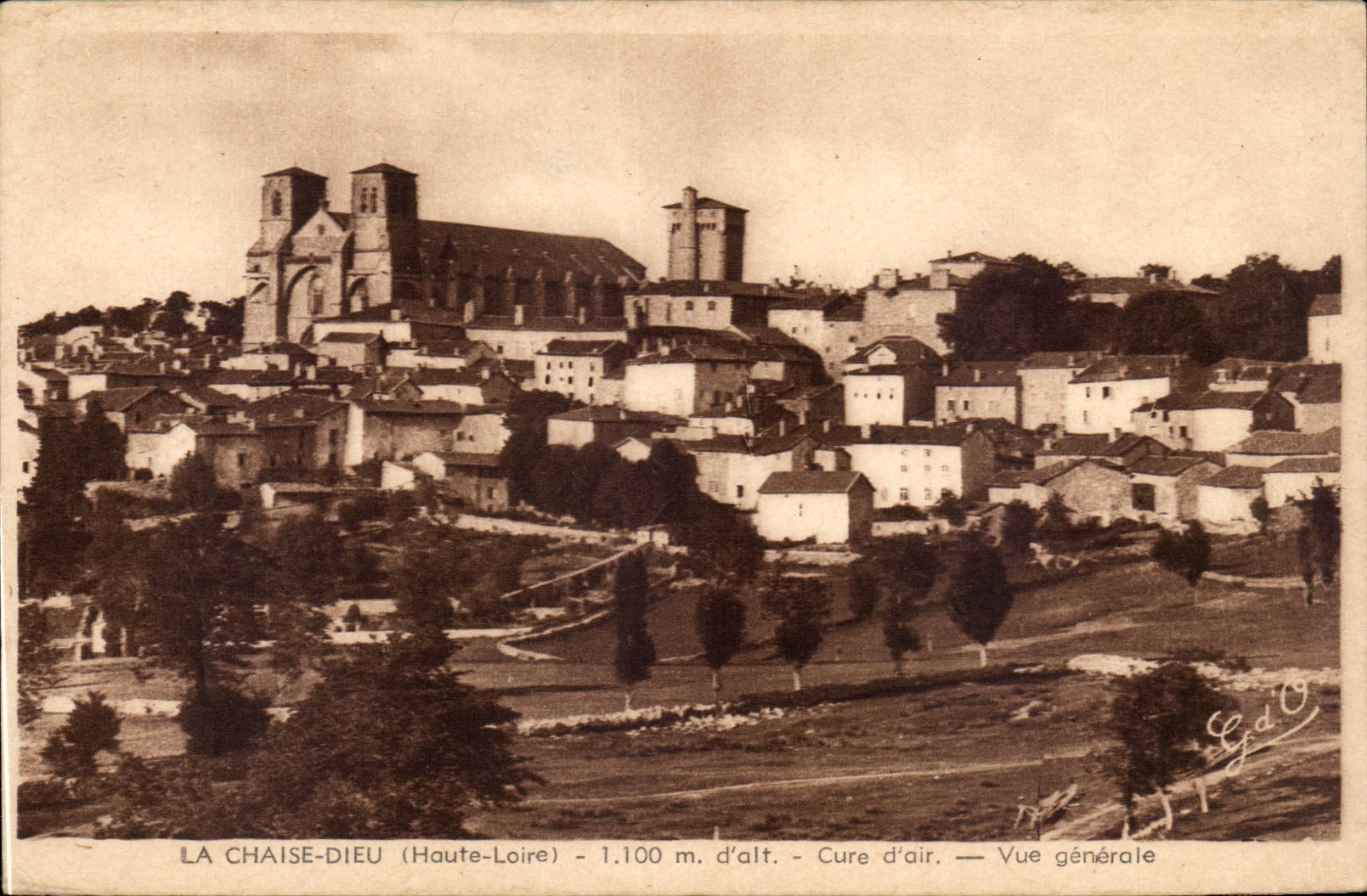 CPA La Chaise Dieu Vue generale