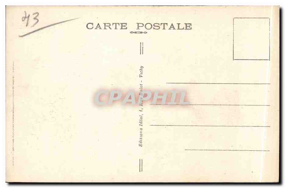 CPA La Chaise Dieu Vue generale — Rückseite