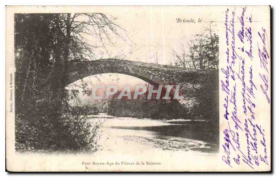 CPA Brioude Pont Moyen Age du Prieure de la Bajeasse