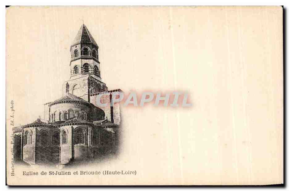 CPA Brioude Eglise de St Julien et Brioude