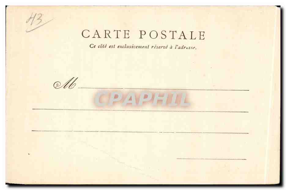 CPA Brioude Eglise de St Julien et Brioude — Back