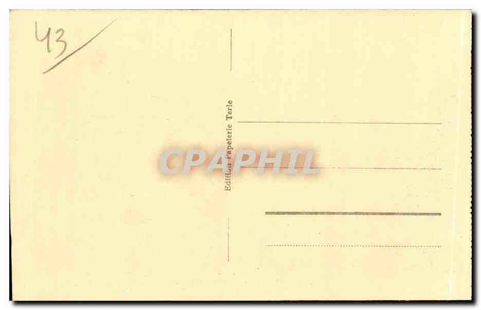 CPA Le Puy Place Michelet — Verso