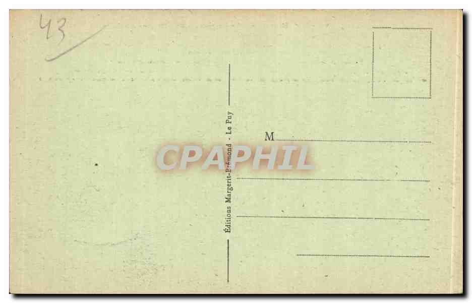 CPA Le Puy Vue generale des quatre rochers — Verso