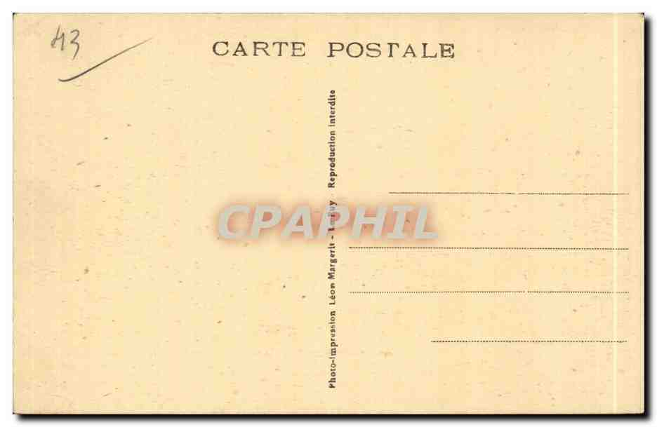CPA Le Puy Vue generale des 4 rochers L'Arbousset St Joseph d'Espaly  — Verso