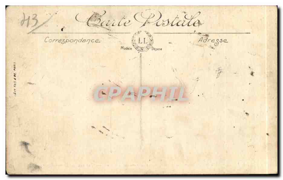 CPA Le Puy Musee Crozatier Vercingetorix se rendant a Cesar Tableau de Lionel Royer — Verso
