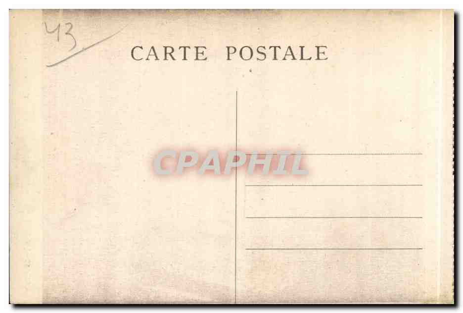 CPA Le Puy Monastere de ND de Charite du Bon Pasteur Les escaliers du jardin — Rückseite
