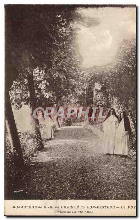 CPA Le Puy Monastere de ND de Charite du Bon Pasteur L'allee de Sainte Anne