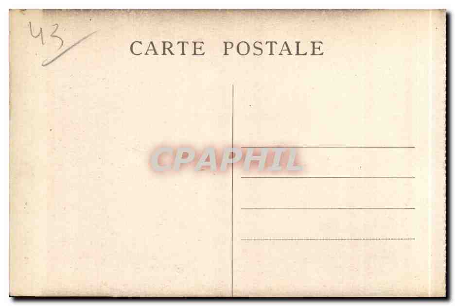 CPA Le Puy Monastere de ND de Charite du Bon Pasteur L'allee de Sainte Anne — Rückseite