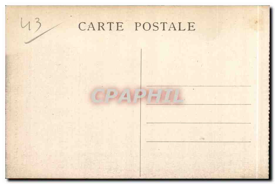 CPA Le Puy Monastere de ND de Charite du Bon Pasteur Descente du grand jardin — Verso