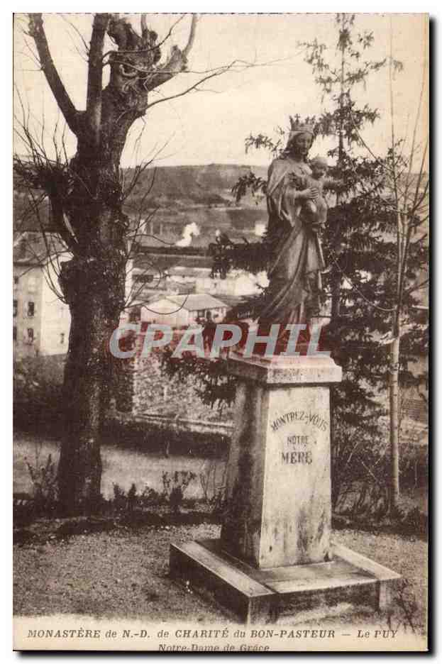 Monastère de Notre-Dame de Charité du Bon-Pasteur — Le Puy — Statue de Notre-Dame de Grâce