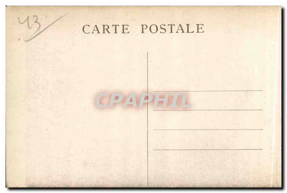 CPA Le Puy Monastere de ND de Charite du Bon Pasteur Monument de la Sainte Famille — Verso