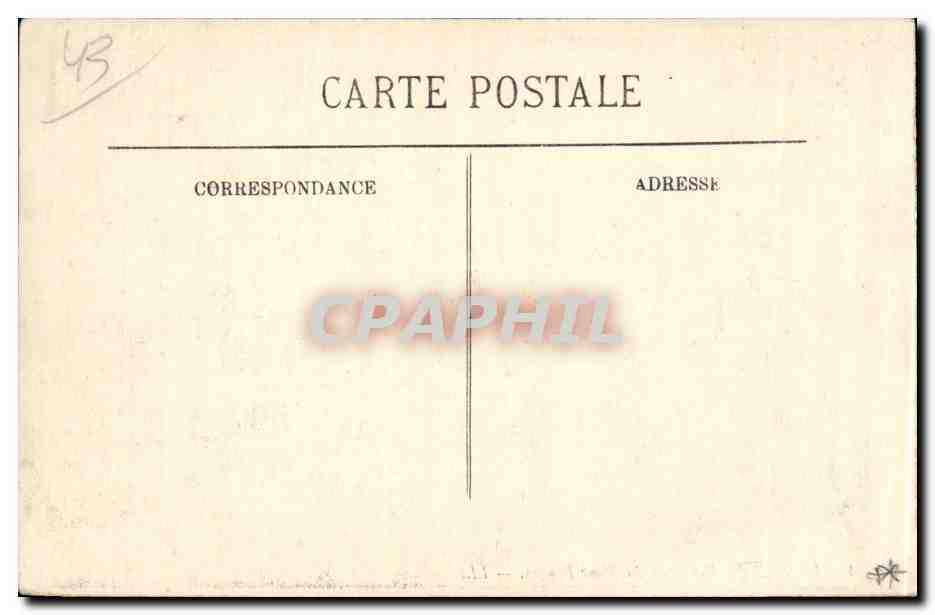CPA Le Puy Vue prise du Mont Ronzon — Verso