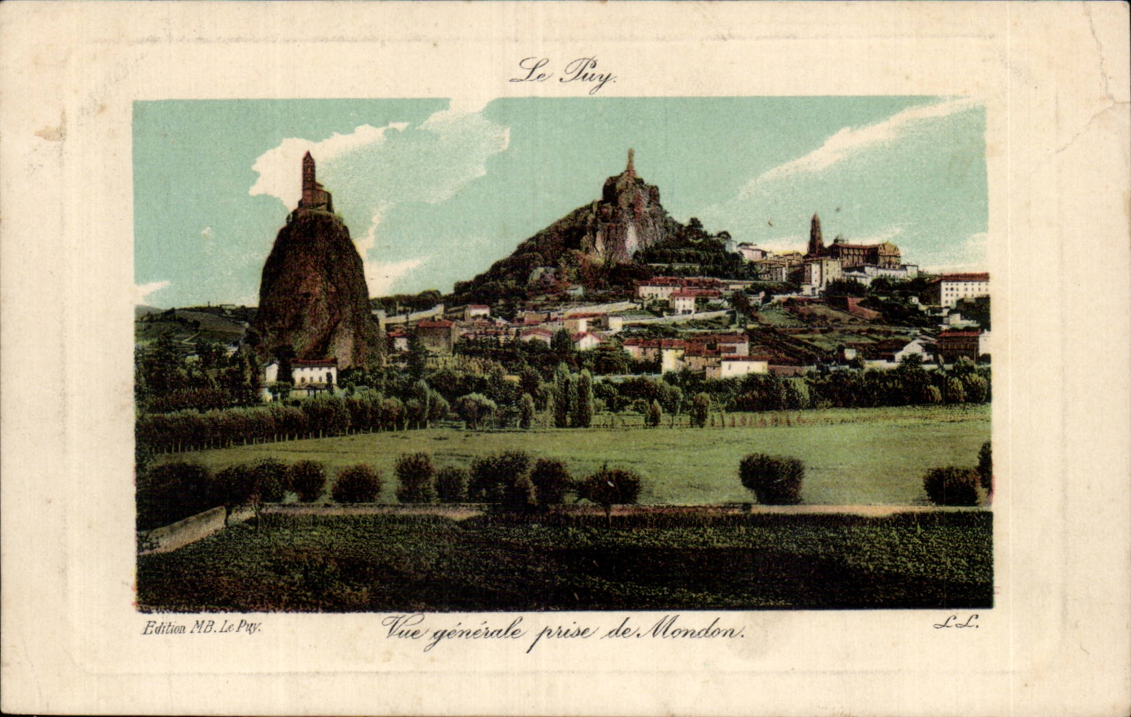 CPA Le Puy Vue generale prise de Mondon