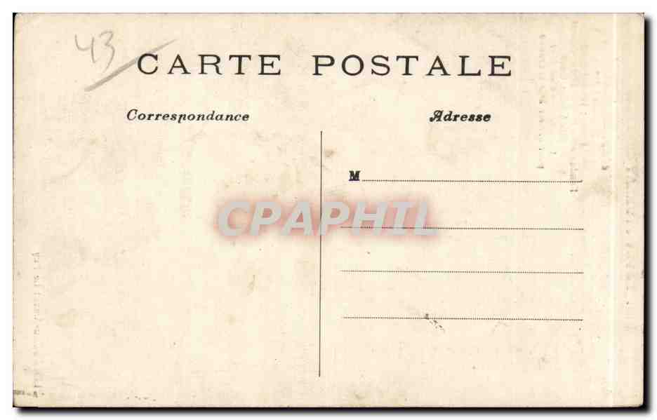 CPA Le Puy Statue colossale de Notre Dame de France — Verso