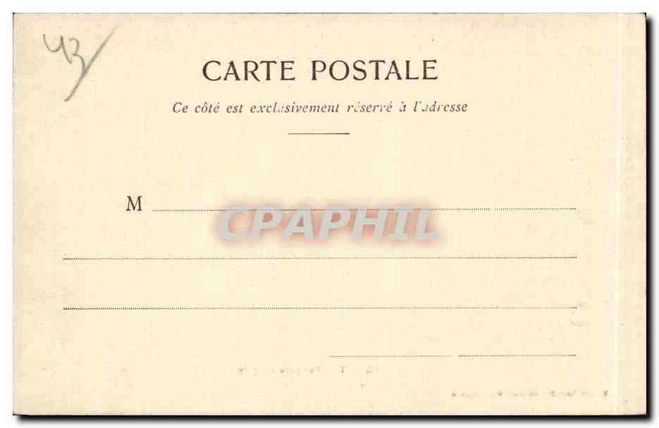 CPA Le Puy en Velay Vue prise d'Espaly — Verso