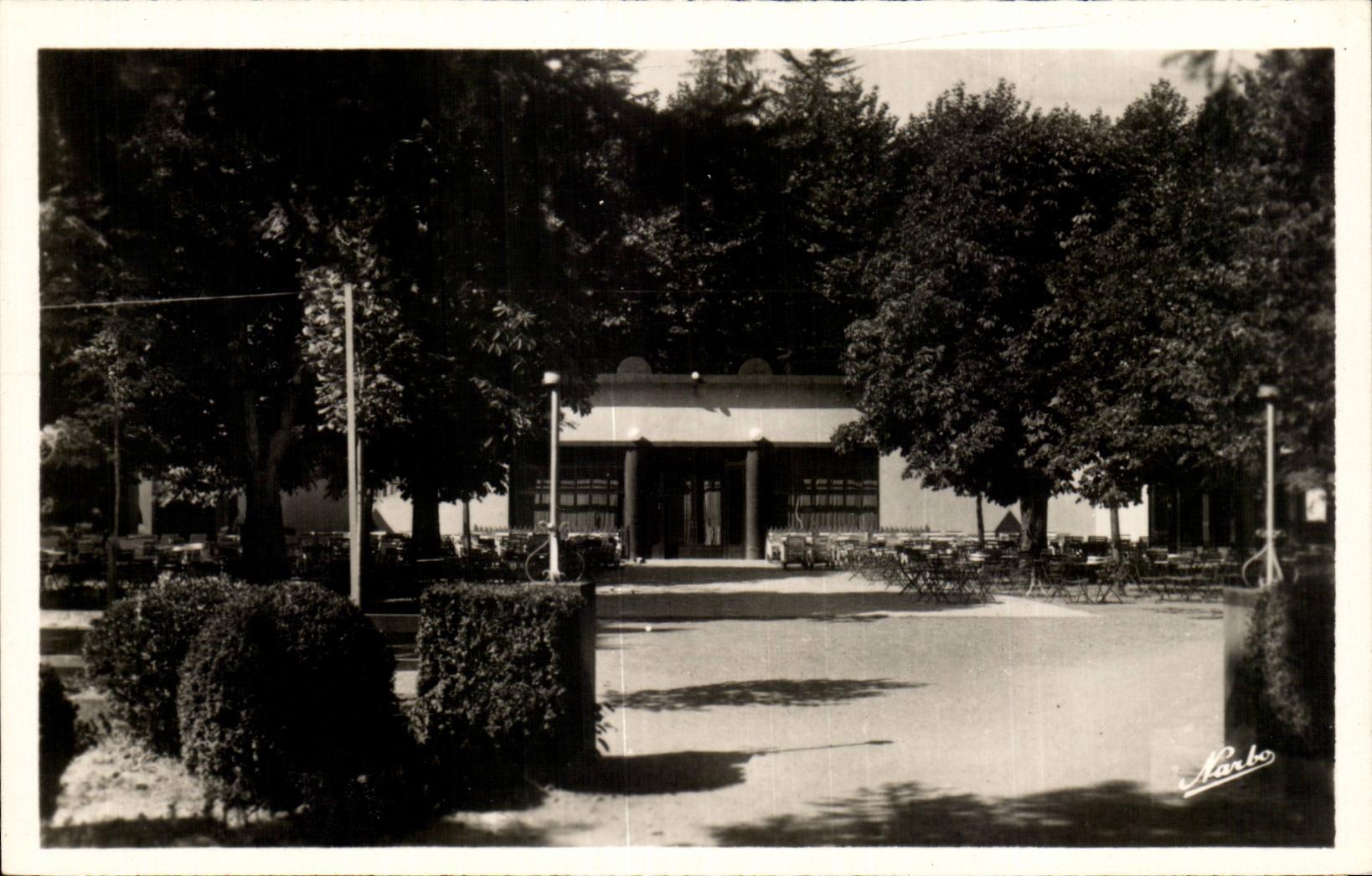 CPSM Barbazan Parc thermal Le casino et sa splendide terrasse
