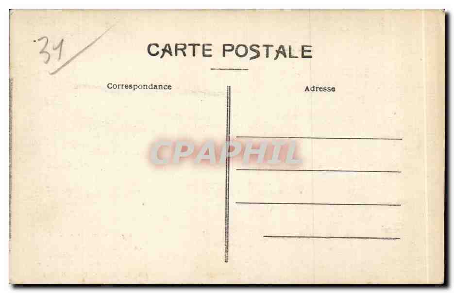 La Montagne Noire — Coin du Bassin de St-Ferréol près Revel (Hte-Garonne) — J.F. Mazens, édit., Revel (H.-G.) — Reverso