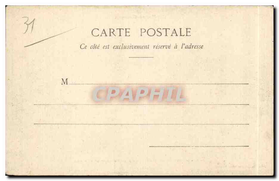 Montrésieux - La Ville & Le Château de Capelle — Phototypie Labouche frères, Toulouse, n°137 — Verso