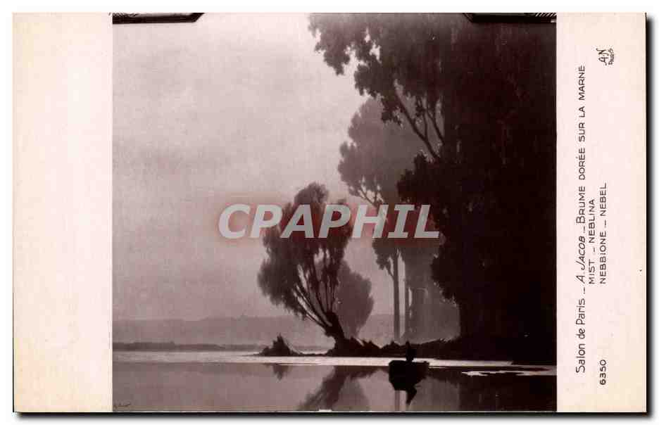 Brume dorée sur la Marne — Salon de Paris — A. Jacot — n° 6350
