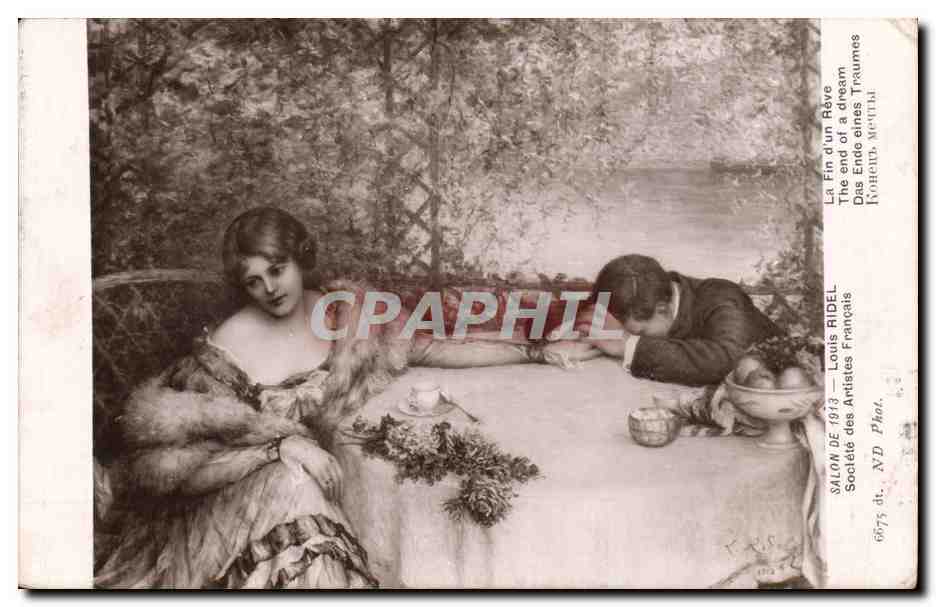 CPA Salon de 1913 Louis Ridel La fin d'un reve