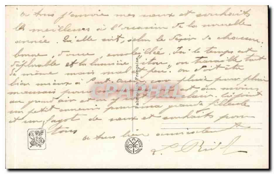 Jeunesse — Salon de Paris — L. Rizel, n° 4862 — Rückseite