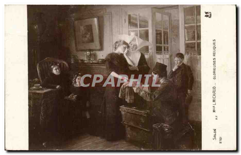 CPA Paris Salon Mlle Michaud Glorieuses reliques