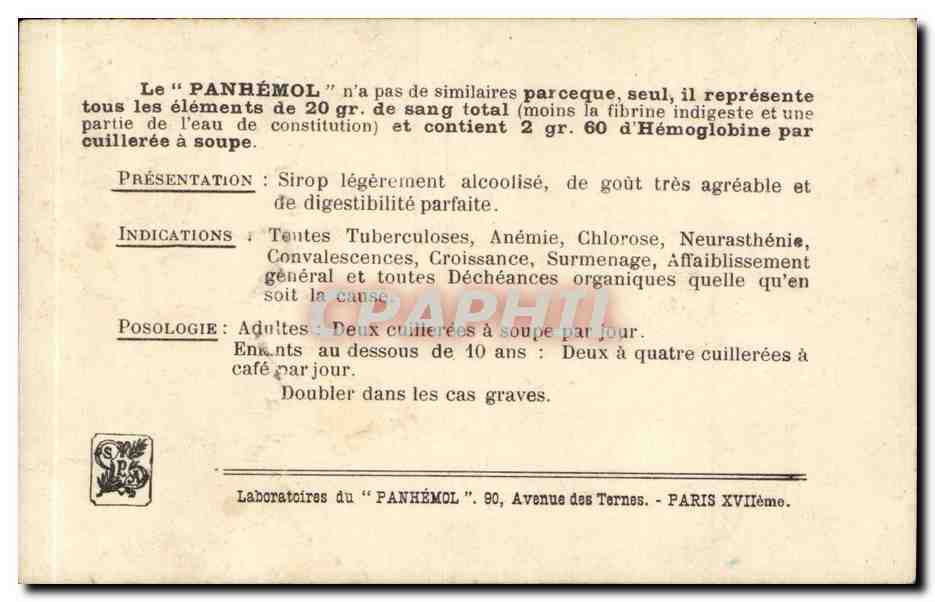 CPA Paris Salon Mlle Michaud Glorieuses reliques — Verso