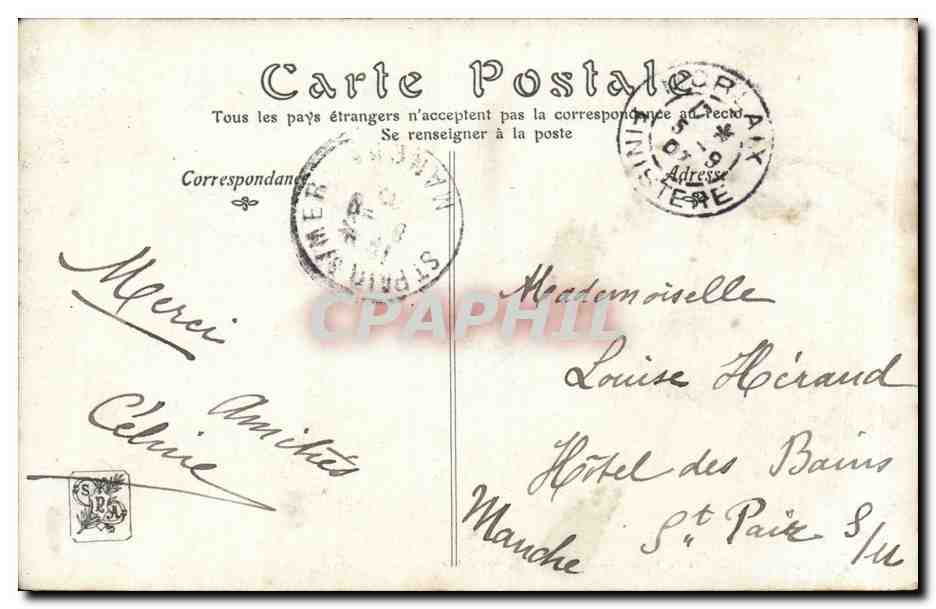 CPA Salon de 1906 Derniers rayons par Alfred Weber — Verso