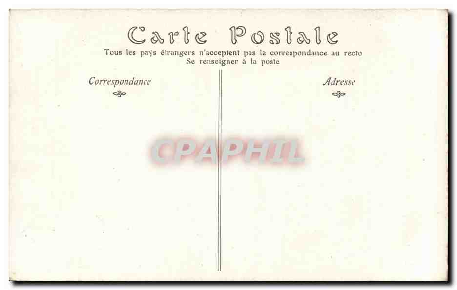 CPA Salon de 1907 Village normand Alonzon Saint George Huntington — Verso
